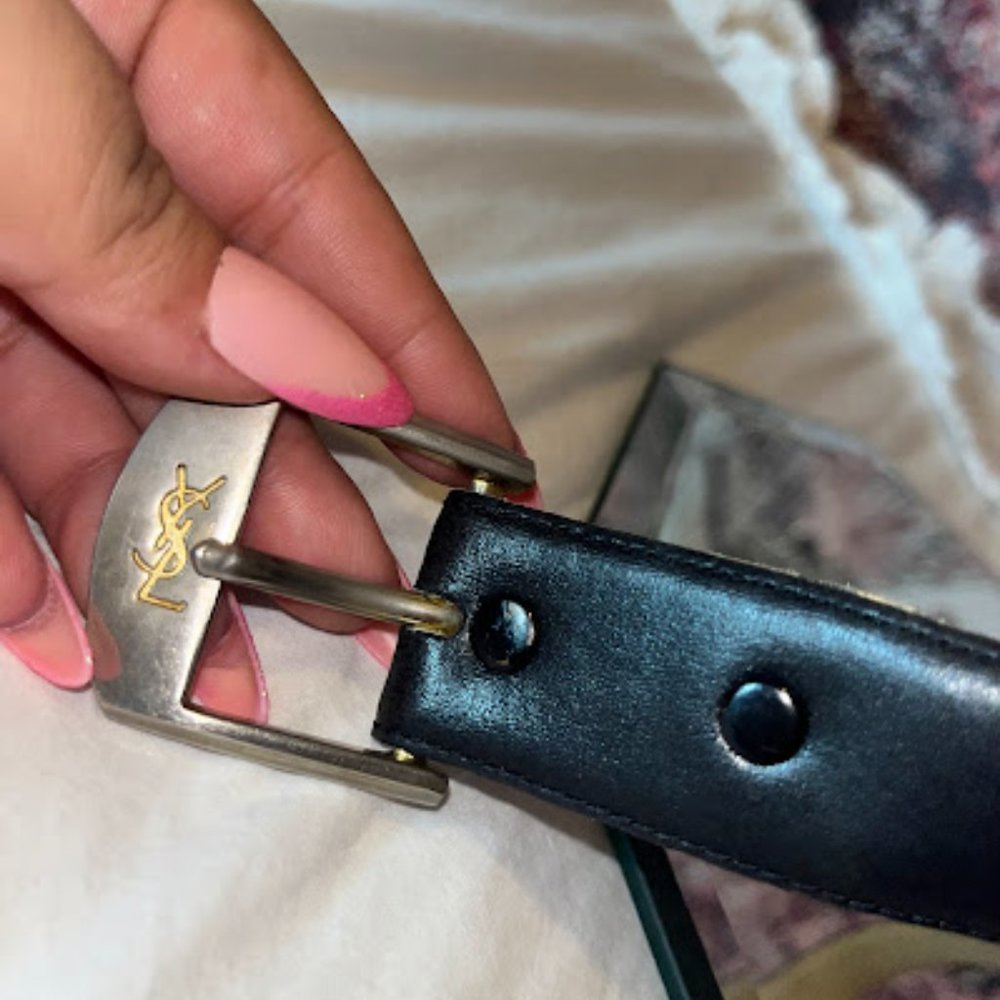 Yves Saint Laurent YSL Black Belt - Picture 5 of 6